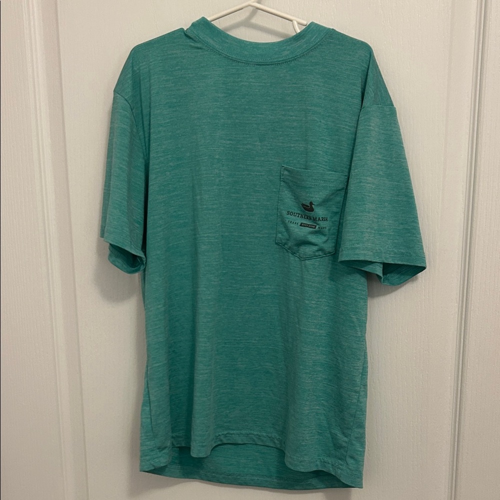 Southern Marsh Teal Pocket Tee